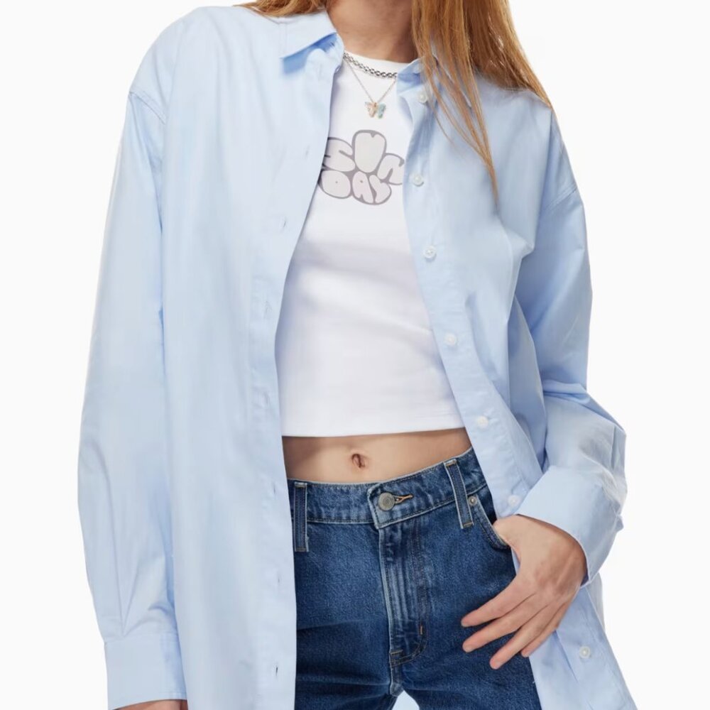 Aritzia Sunday Best future shirt Collared cotton button-up